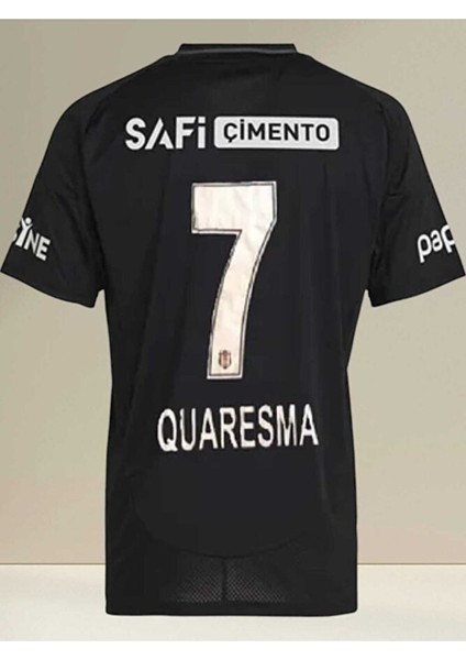 B.e.ş.i.k.t.â.ş /// 2024.2025 Sezon Siyah Yetişkin Futbol Forması Quaresmâ 7 /