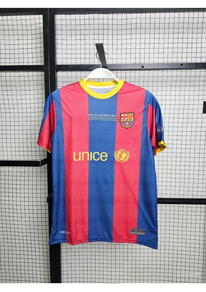 Barcelona 2011 Final Retro Futbol Forması, Özel Tasarım Nefes Alan Polyester Halısaha Forması indirimleri