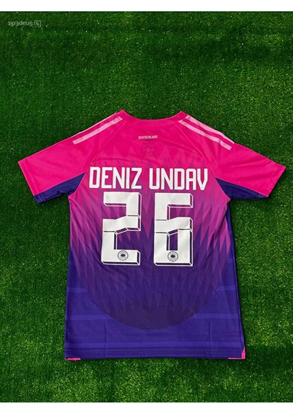 Almanya Milli Takımı Deniz Undav Yeni Sezon Deplasman Pembe Yetişkin Forması
