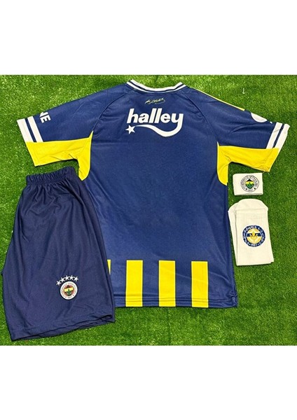 Fenerbahçe 2026 Sezonu Iç Saha Çubuklu # Isimsiz # Çocuk Forması