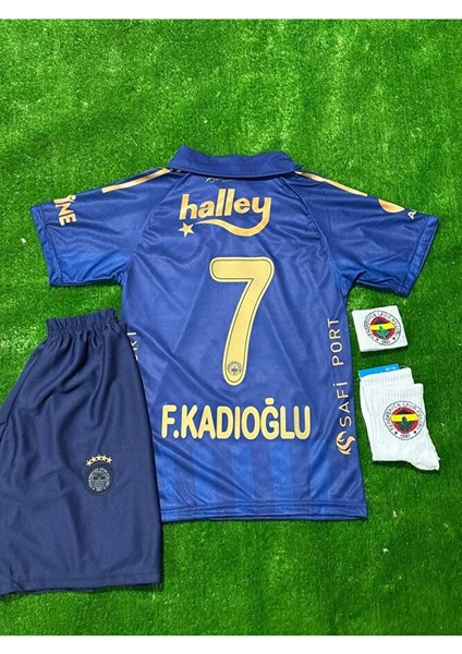 Fєnєrвαhçє .2026 Yeni Sezon /ferdi Kadıoğlu/ 7 Alternatif Yakalı Çocuk Forması 4 Lü Set