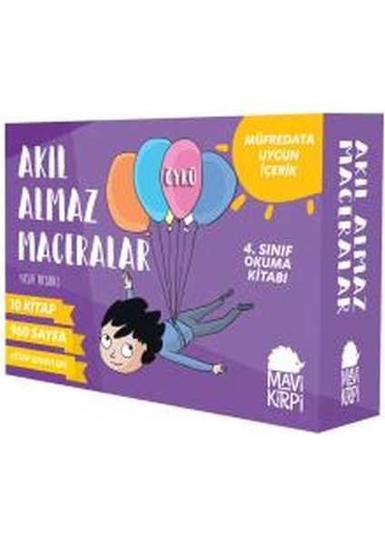 Akıl Almaz Maceralar 4. Sınıf Seti (10 Kitap)
