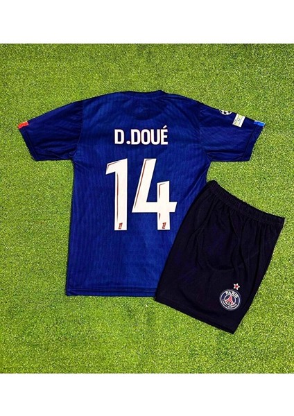 P̴s̴g̴ 2026 Yeni Sezon Desire Doué //14 Numara Iç Saha Çocuk Forması 4'lü Set
