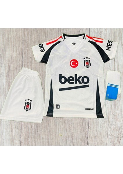 Siyah/beyaz 2024/25 ./tammy Abraham/..' 9 Yeni Sezon Alternatif Harita Desenli Çocuk Forması 4lü Set fiyatları