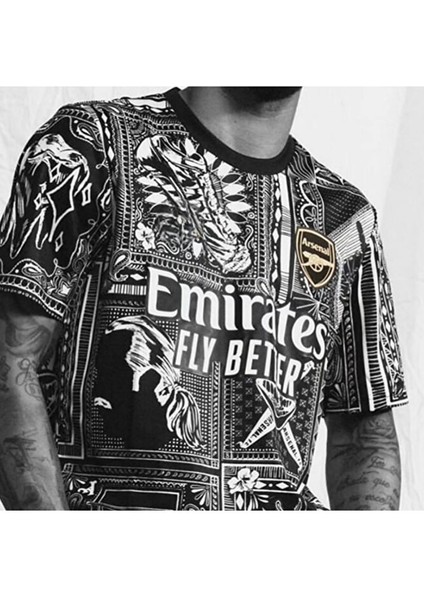 Arsenal 24/25 Yeni Sezon Özel Tasarım Futbol Forması Nefes Alabilen Polyester Forma Halısaha Forması