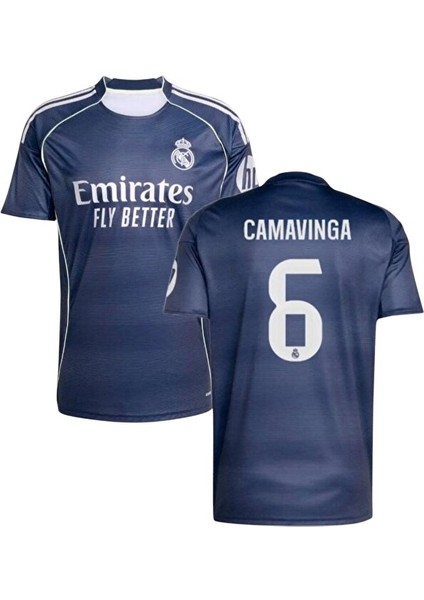 Real Madrid 2025/26 Yeni Sezon Camawinga Deplasman Forması (New)