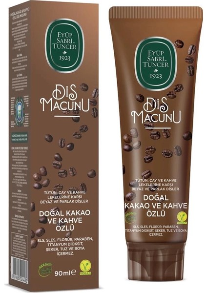 Bfs Eyüp Sabri Tuncer Doğal Diş Macunu 90 gr Kakao & Kahve Özlü
