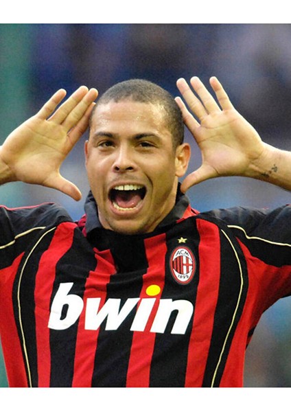 2006/07 Efsane M.i.l.a.n Iç Saha #99 Fenomen Ronaldo Baskılı Forması (Kırmızı/siyah) fiyatları