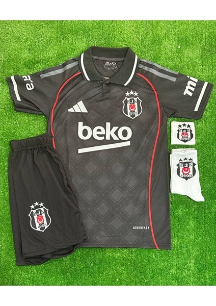 Siyah/beyaz 2026 ./k.arroyo Jr..' 10 Yeni Sezon Alternatif Yakalı Çocuk 4lü Set fiyatları