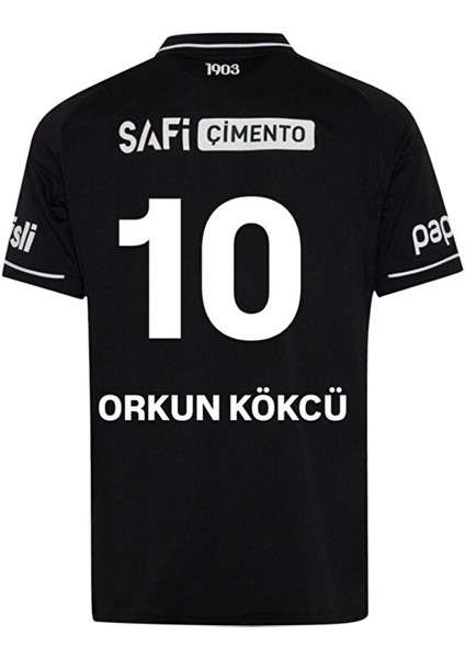 Beşiktâş 2025/26 Orkun Kökçü Aleternetif Yakalı Siyah Yeni Sezon Yetişkin Forması