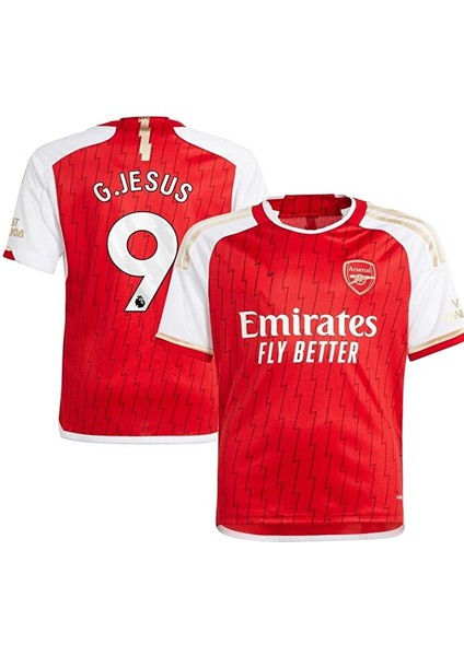 Arsenal 2023/24 Yeni Sezon Gabriel Jesur 9 Yetişkin Futbol Forması Spor T-Shirt