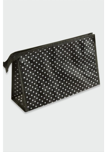 Techmrt Benekli Desenli Makyaj Çantası-Siyah modelleri