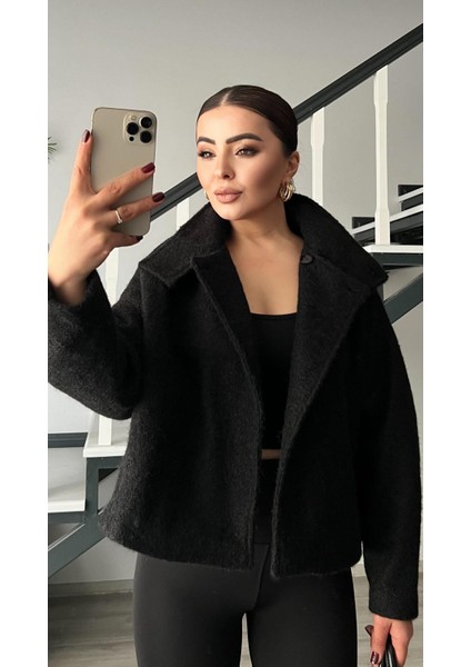 Siyah Buklet Yarım Balıkçı Mont modelleri