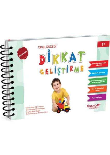 Dikkat Geliştirme Kitabı 3 Yaş