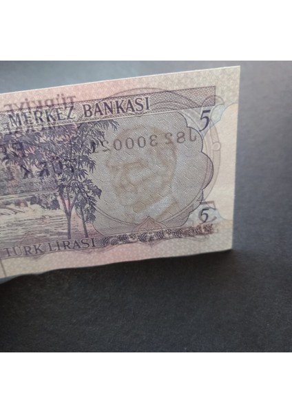 Escoines 3996368F6C7BDF1D6D 6.emisyon 5türk-Lirası J82-300021 Seri Numara Ca modelleri