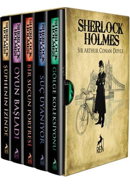 Sherlock Holmes - Bütün Hikayeler (5 Kitaplık Kutulu Set)