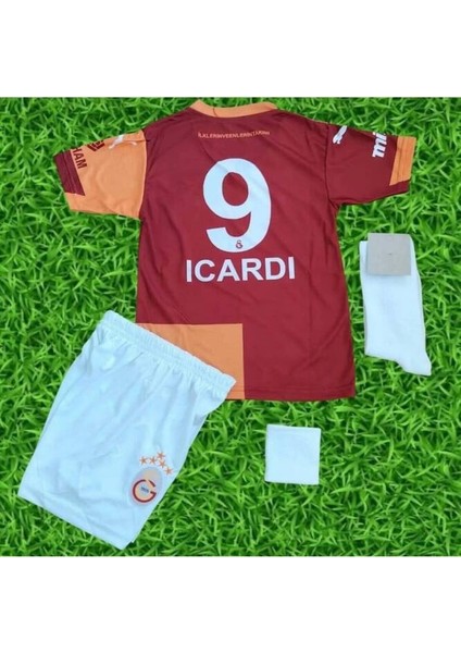 G̷A̷L̷A̷T̷S̷A̷R̷A̷Y̷2026 Beş Yıldızlı Mauro.îcârd'î Iç Saha Çocuk Forması 4lü Set (Pasifik Holding)