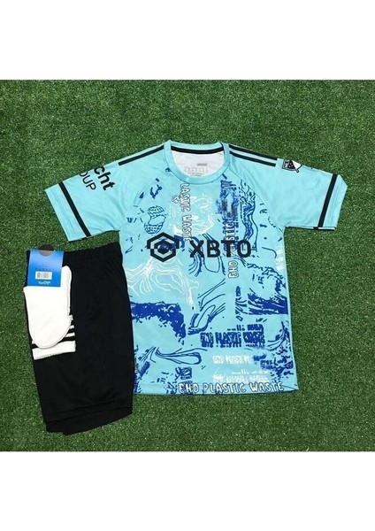 I̴n̴t̴e̴r̴ ̴m̴i̴a̴m̴i̴ 2026 Yeni Sezon Lionel Messi Çocuk Forması 4'lü Set ( Blue ) fiyatları