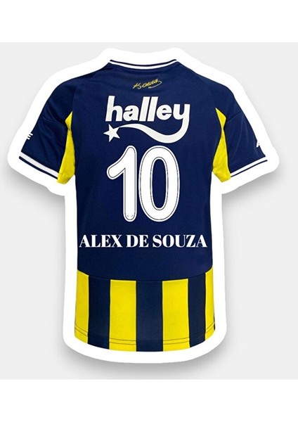 Fênerbâhçe 25-26 Sezon Iç Saha Çubuklu Alex De Souza 10 Futbol Forması