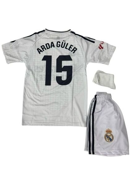 Real Madrid Arda Güler Çocuk Futbol Forması 3 Lü Set Forma+Şort+Çorap