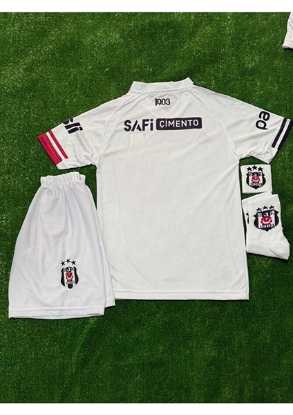25-26 Yeni Sezon Bêşiktâş,/ Isimsiz // Çocuk Futbol Forması- Deplasman Beyaz