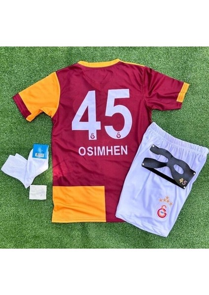Osımhen #45 Galatasaray 5 Yıldız Çocuk Iç Saha Forması 5 Li Set
