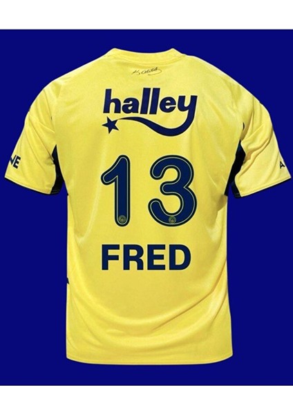 2026 Yeni Sezon Fene'rbã'hçe \\fred 13// Deplasman Sarı Yetişkin Taraftar Forması
