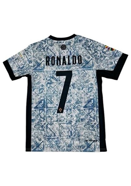 Portekiz Milli Takımı C.ronaldo Mavi Yetişkin Forması