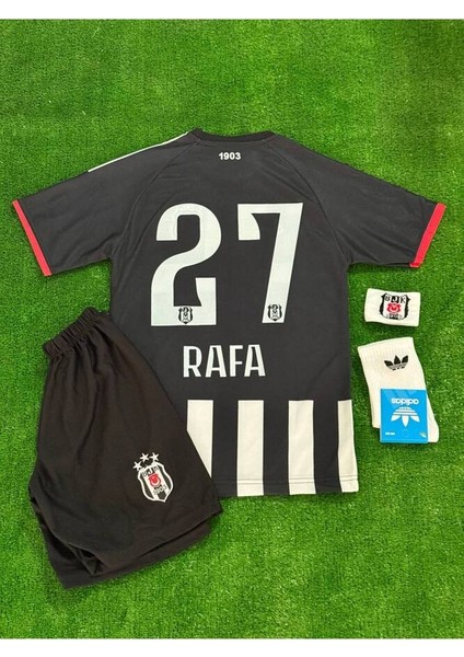 Bêşiktâş,/ 25-26 Yeni Sezon Rafa //27 Çocuk Futbol Forması 4'lü Set - Iç Saha Çubuklu