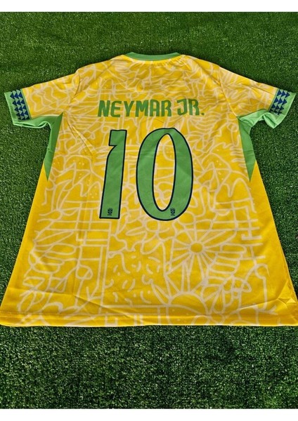 Brezilya Milli Takımı Neymar Jr Yetişkin Forması Sarı