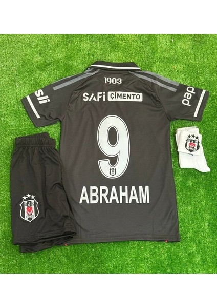Bêşiktâş,/ 25-26 Yeni Sezon Abraham //9 Çocuk Futbol Forması 4'lü Set - Alternatif Yakalı