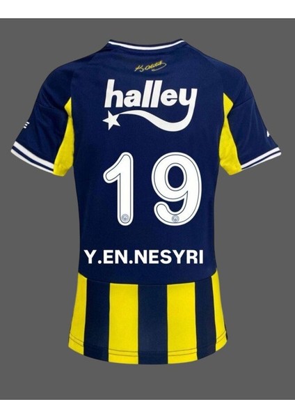 2026 Yeni Sezon Fene'rbã'hçe \\y.en.nesyri 19// Iç Saha Çubuklu Yetişkin Taraftar Forması