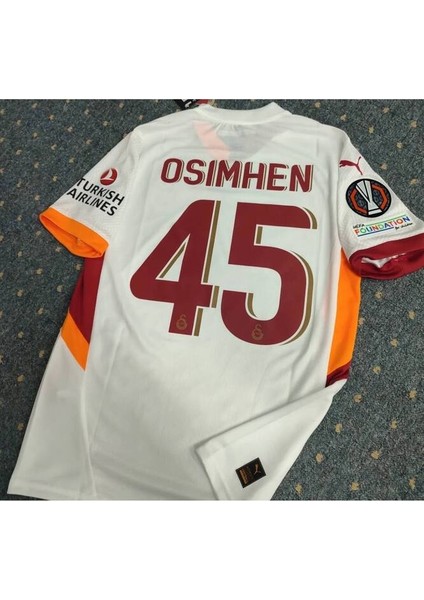 5 Yıldızlı 2025 G.a.l.a.t.a.s.a.r.ay //osîmhên Deplasman Beyaz Yeni Sezon Yetişkin Forma