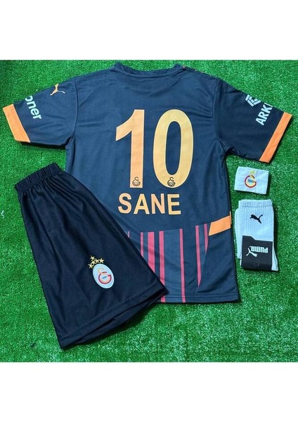 5-Yıldızlı Galatâsarây./ Leroy Sane ./2024/25 Alternatif Siyah Yeni Sezon Çocuk Forması