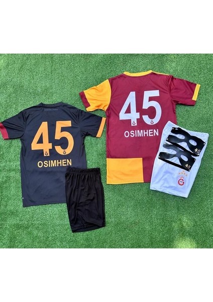 G.â.l.a.t.â.s.a.r.â.yy V'îctor/.o'sîmhen 45 Special-Parçalı 2'li Kombin Çocuk Forması 5'li Set+Maske