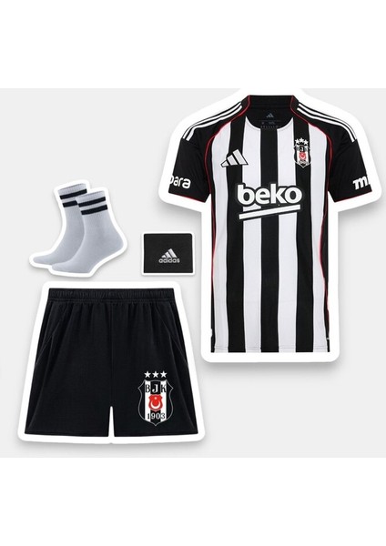 Bêşiktâş,/ 25-26 Yeni Sezon Cerny //18 Çocuk Futbol Forması- Iç Saha Çubuklu