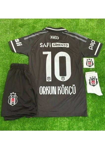 Bêşiktâş,/ 25-26 Yeni Sezon Orkun Kökçü //10 Çocuk Futbol Forması 4'lü Set - Alternatif Yakalı