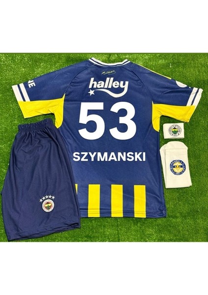 2026/.FENERBÃHÇE Szymanskı Iç Saha Parçalı Yeni Sezon Çocuk Forması 4'lü Set