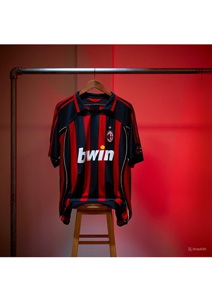 Retro Ac. Milan. Inzaghi 9 Kırmızı/siyah Yetişkin Forması fiyatları