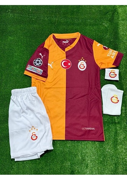 G/âla/tâsa/rây 5 Yıldızlı 2026 //yunus Akgün/ 11 Iç Saha Çocuk Forması 4 Lü Set fiyatları