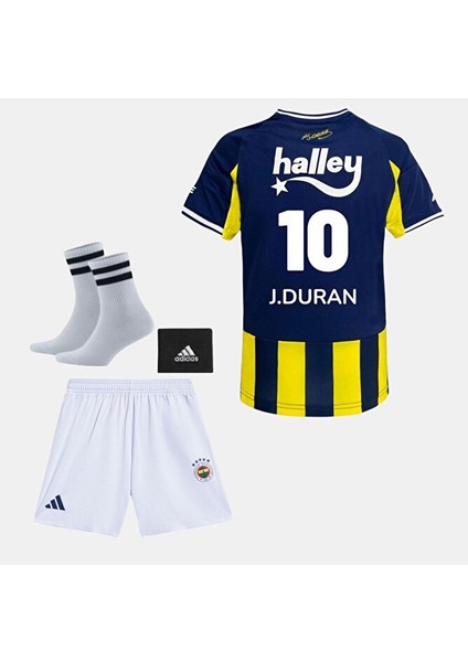 Fênerbâhçe 25-26 Sezon Çubuklu John Duran 10 Çocuk Futbol Forması 4 Lü Set