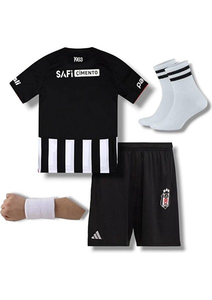 Bêşiktâş,/ 25-26 Yeni Sezon Isimsiz Çocuk Futbol Forması 4'lü Set - Iç Saha Çubuklu fiyatları