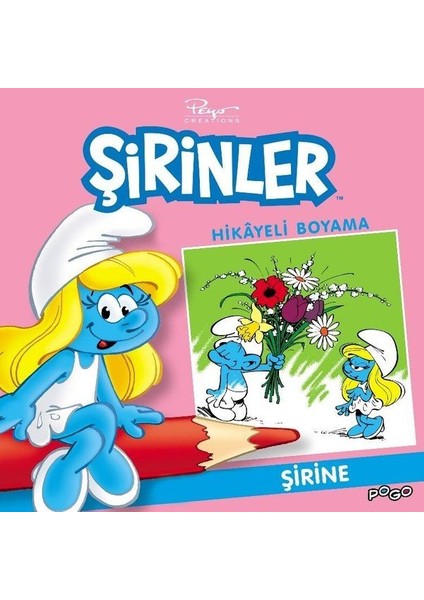 Şirine Hikayeli Boyama - Şirinler
