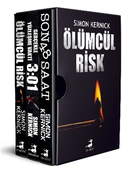 Simon Kernick Seti - Geri Sayım Başladı - 3 Kitap Takım