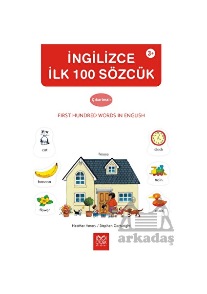 Ingilizce Ilk Yüz Sözcük Çıkartma Kitabı
