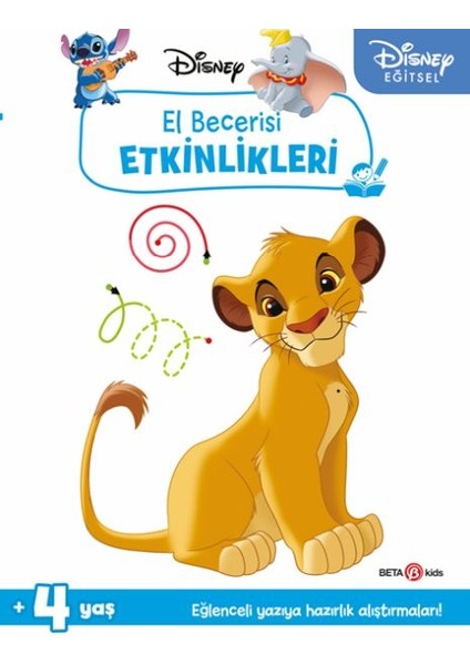 Disney Eğitsel Simba El Becerisi Etkinlikleri Yazıya Hazırlık