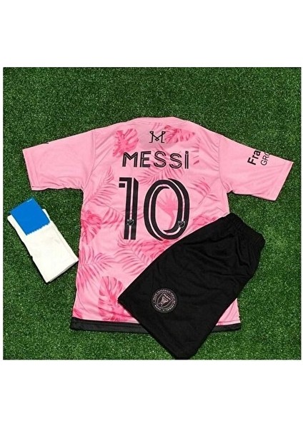 I.n.t.e.r Miami 2024/25 Yeni Sezon Lionel Messi 10// Çocuk Forması 3'lü Set fiyatları