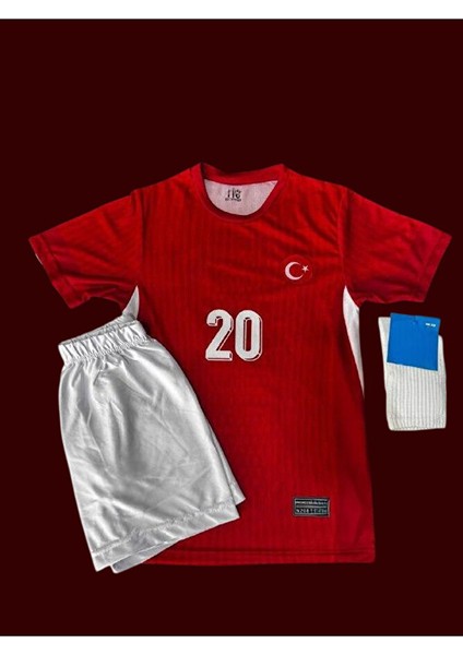 Milli Takım Ferdi Kadıoğlu Çocuk Forması Kırmızı 4lü Set fırsatları