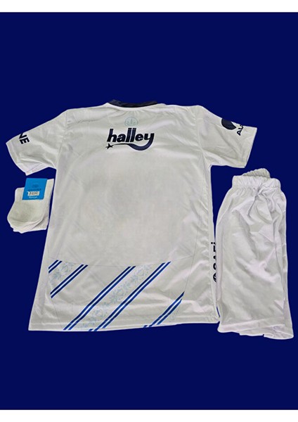 Ⓕⓔⓝⓔⓡⓑⓐⓗⓒⓔ 24/25 Isimsizfeplasman Beyaz Çocuk Forması Üçlü Set