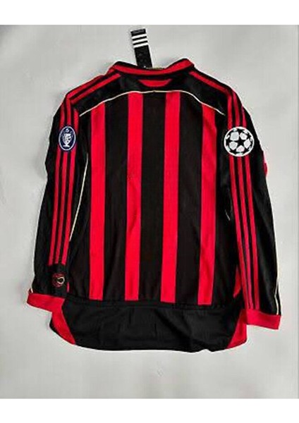 Milan 2006 Inzaghi 9 Kırmızı Siyah Uzun Kol Taraftar Forması fiyatları